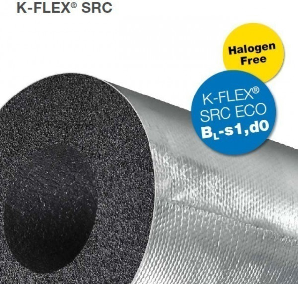 K-Flex &#039;SRC Eco&#039; Jacketed Insulation 1m Lengths