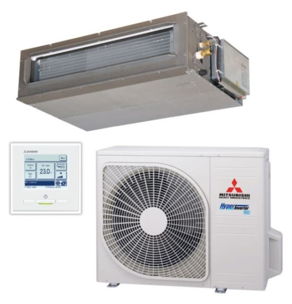 Mitsubishi Heavy Industries Ducted system 5.0kw R32 - Hyper Inverter - 1ph