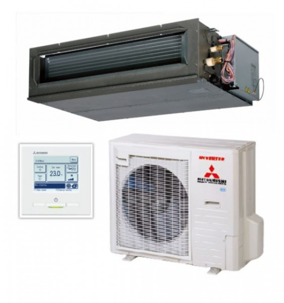 Mitsubishi Heavy Industries Ducted system 10kw R32 - Standard Inverter - 1ph